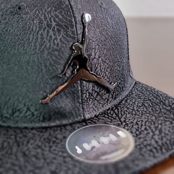 Air Jordan 1 2 3 4 5 6 7 11 12 OG Retro Bred Playoffs Snapback Hat Black Cat New - Picture 9 of 13